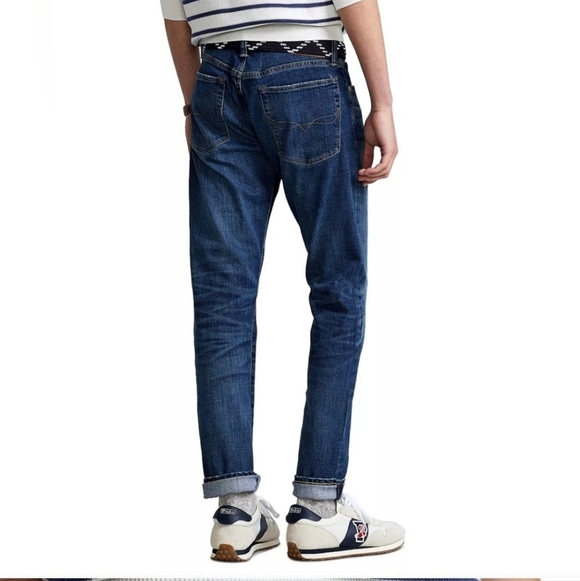 Polo Ralph Lauren NWT Men's The Parkside Active Taper Denim Jeans. - Picture 3 of 16